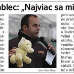 Dúbravský Spravodajca/Október 2008: Najviac sa mi páčila práca s ďeťmi