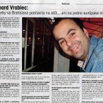 Život Bratislavy, Apríl 2005: Aj keby sa Bratislava postavila na stôl... ani na jedno európske mesto by nedočiahla.