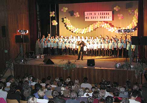 Benefičný koncert na pomoc detskému oddeleniu onkológie na Kramároch v Bratislave.