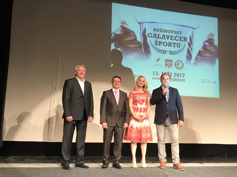 Galavecer Sportovec mestskej casti Bratislava Ruzinov 2017. 13.maj 2017. Bratislava.