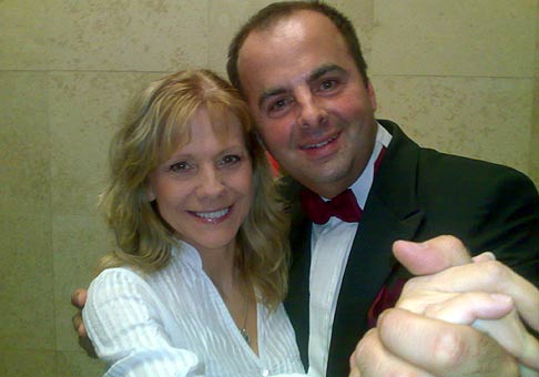 S Lenkou Filipovou v divadle Andreja Bagara v Nitre. 16.11.2008