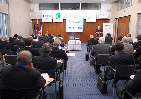 ENEF 2010, Česko-Slovenská konferencia na tému jadrová energetika v hoteli Bôrik. Bratislava 27.5.2010.
