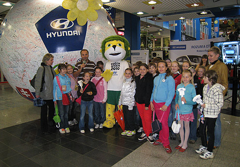 Hyundai tour 2010 v zábavno - obchodnom centre MAX v Žiline. 15.5.2010 Žilina.
