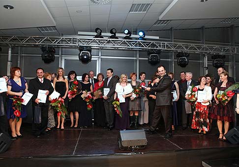 Poistforum ČSOB 2009 - odovzdávanie ocenení najúspešnejším pracovníkom. 6.3.2009 hotel Sitno Vyhne.