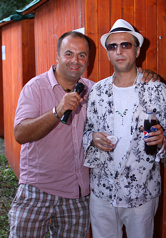 S Robom Grigorovom. 14.8.2010, Žiar nad Hronom.