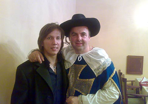 So zlatým slávikom Petrom Cmoríkom. 12.12.2008 Bratislava Devín