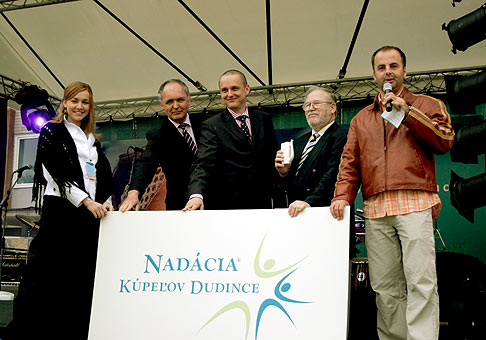 Otvorenie kúpeľnej sezóny v Dudinciach a krst Nadácie Kúpeľov Dudince. 6.5.2006.